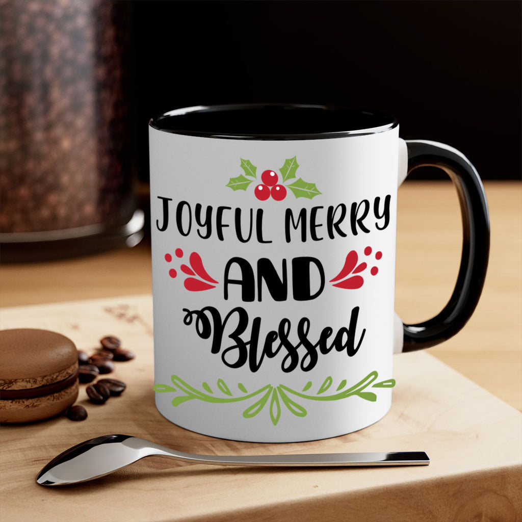 joyful merry and blessed style 419#- christmas-Mug / Coffee Cup