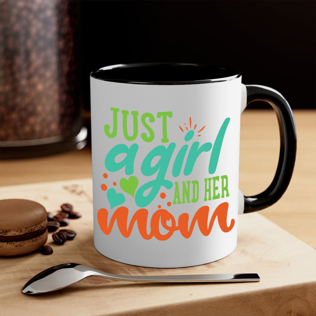 just a girl and her mom 393#- mom-Mug / Coffee Cup