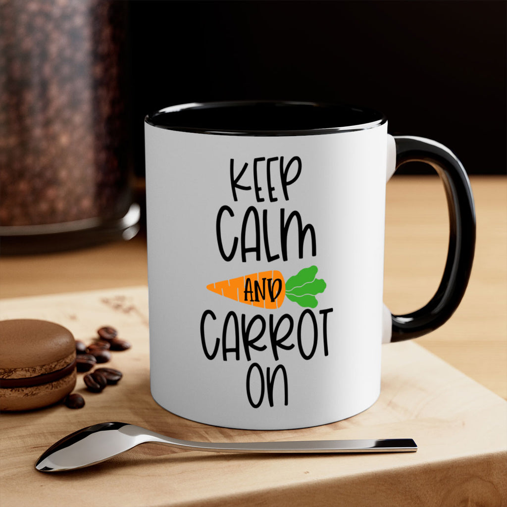 keep calm and carrot on 18#- easter-Mug / Coffee Cup