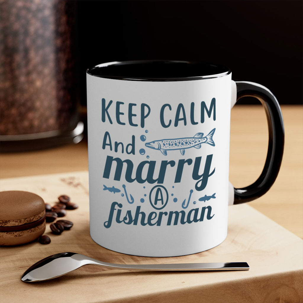 keep calm and merry 66#- fishing-Mug / Coffee Cup