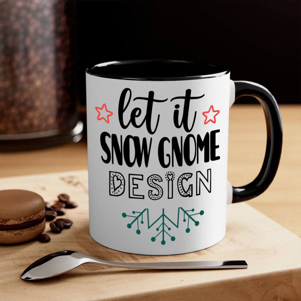 let it snow gnome design style 432#- christmas-Mug / Coffee Cup