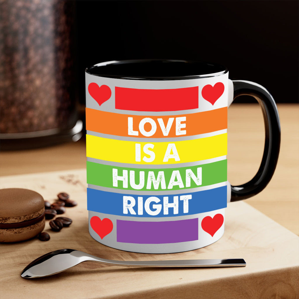 love is a human right lgbt 86#- lgbt-Mug / Coffee Cup