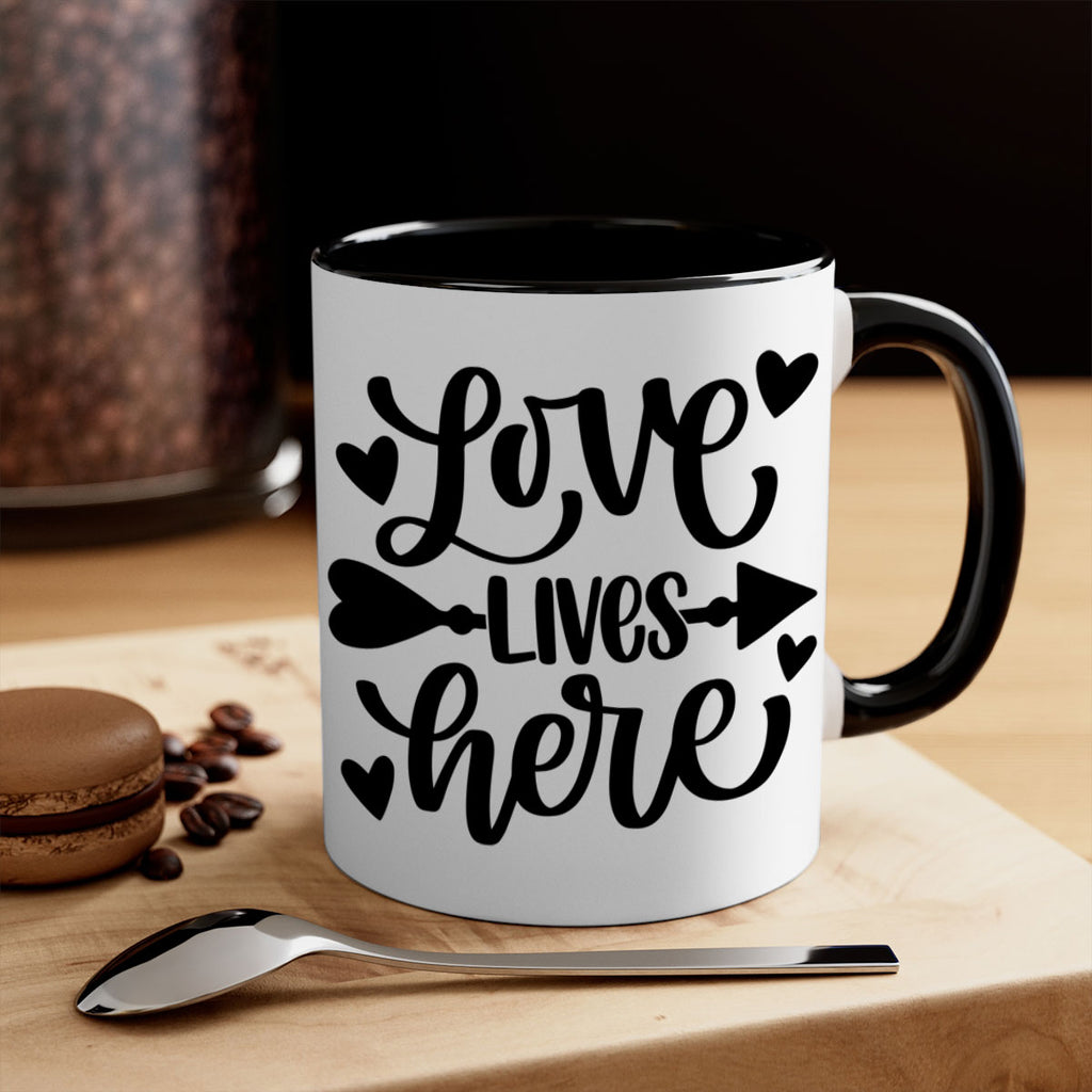 love lives here 7#- home-Mug / Coffee Cup