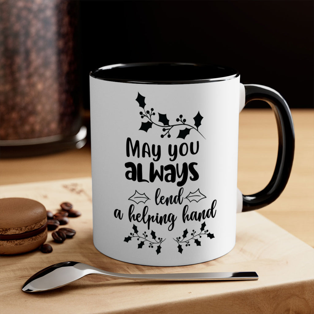 may you always lend a helping hand style 455#- christmas-Mug / Coffee Cup