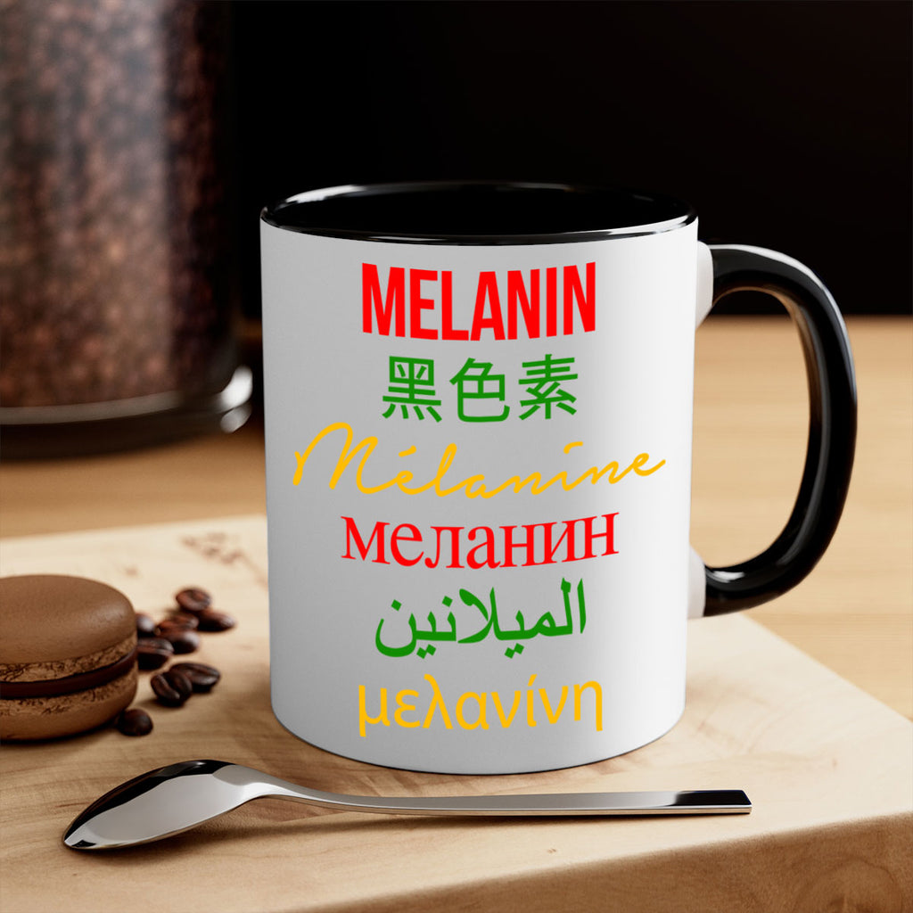 melanin multilingual 88#- black words - phrases-Mug / Coffee Cup