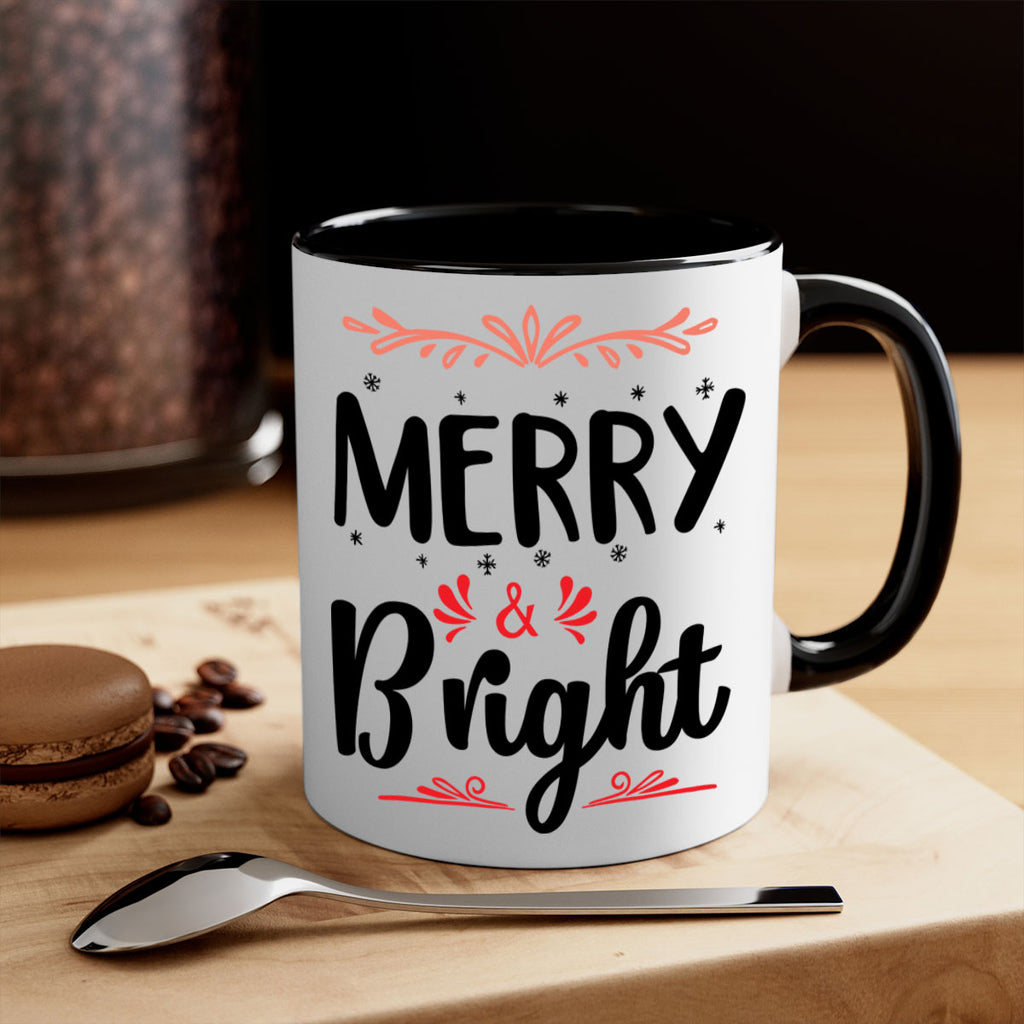 merry & bright style 467#- christmas-Mug / Coffee Cup