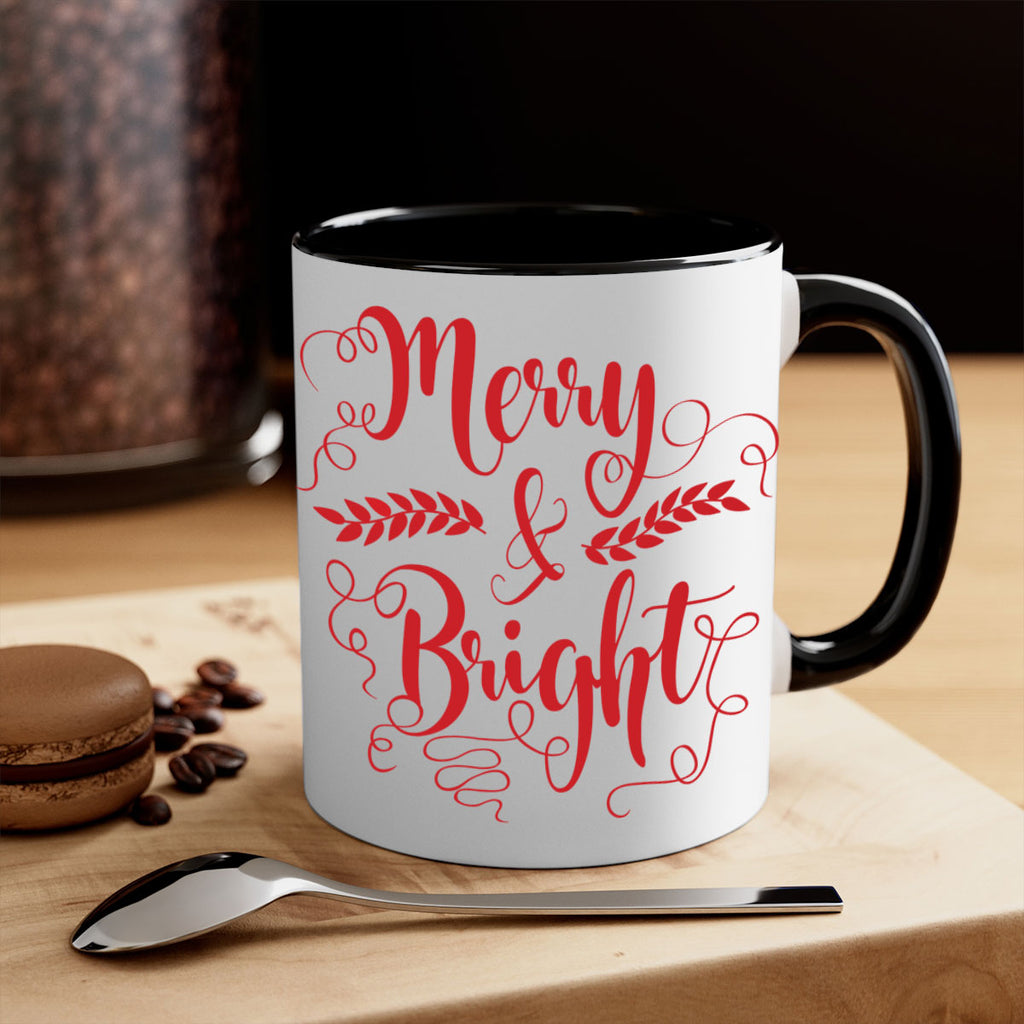 merry & bright style 468#- christmas-Mug / Coffee Cup