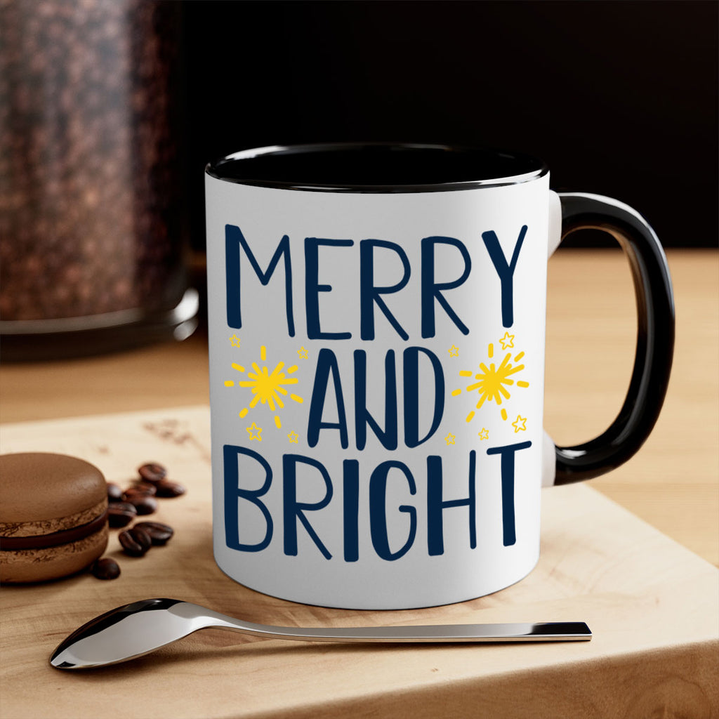 merry and bright 226#- christmas-Mug / Coffee Cup