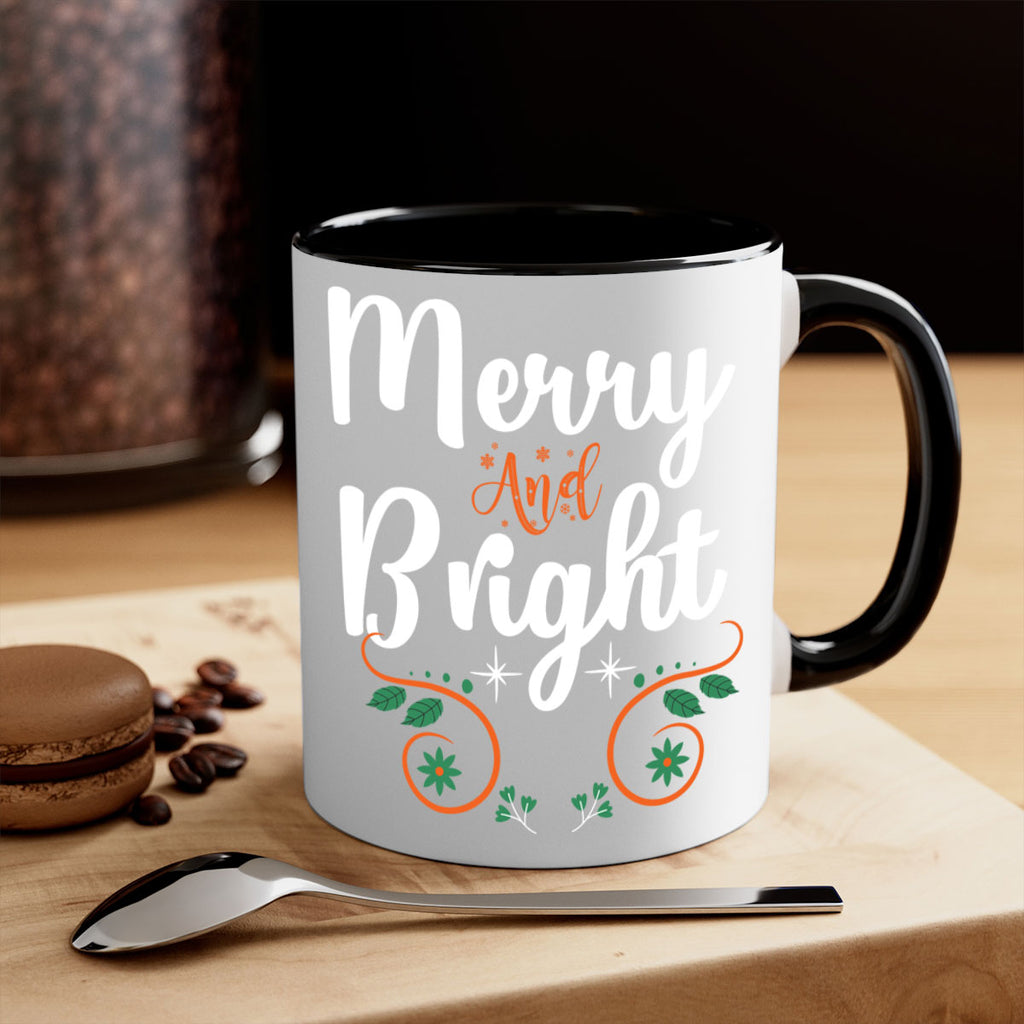 merry and bright style 473#- christmas-Mug / Coffee Cup