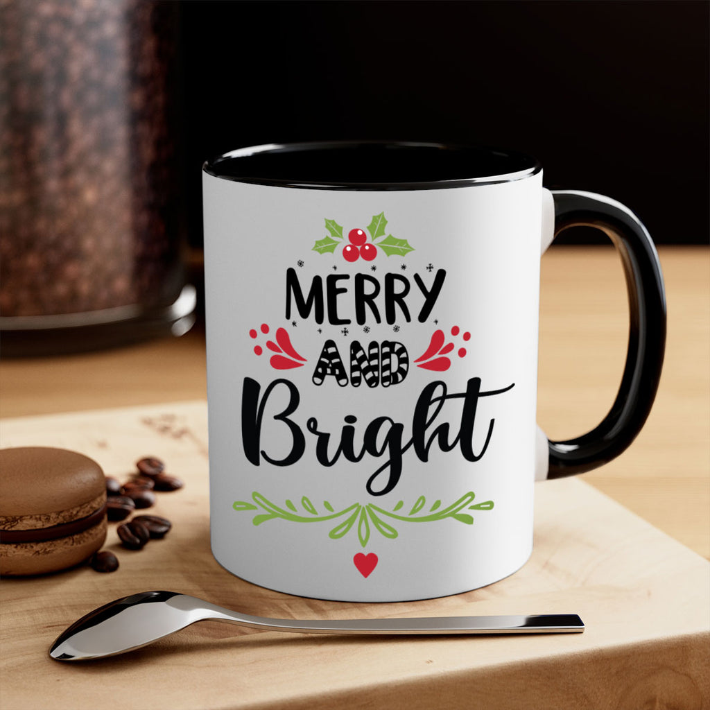 merry and bright style 474#- christmas-Mug / Coffee Cup