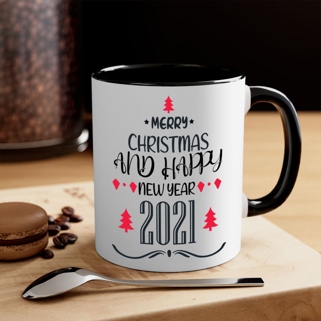 merry christmas and happy new year style 495#- christmas-Mug / Coffee Cup