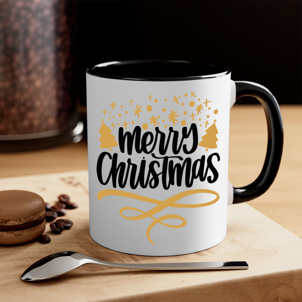 merry christmas gold 84#- christmas-Mug / Coffee Cup