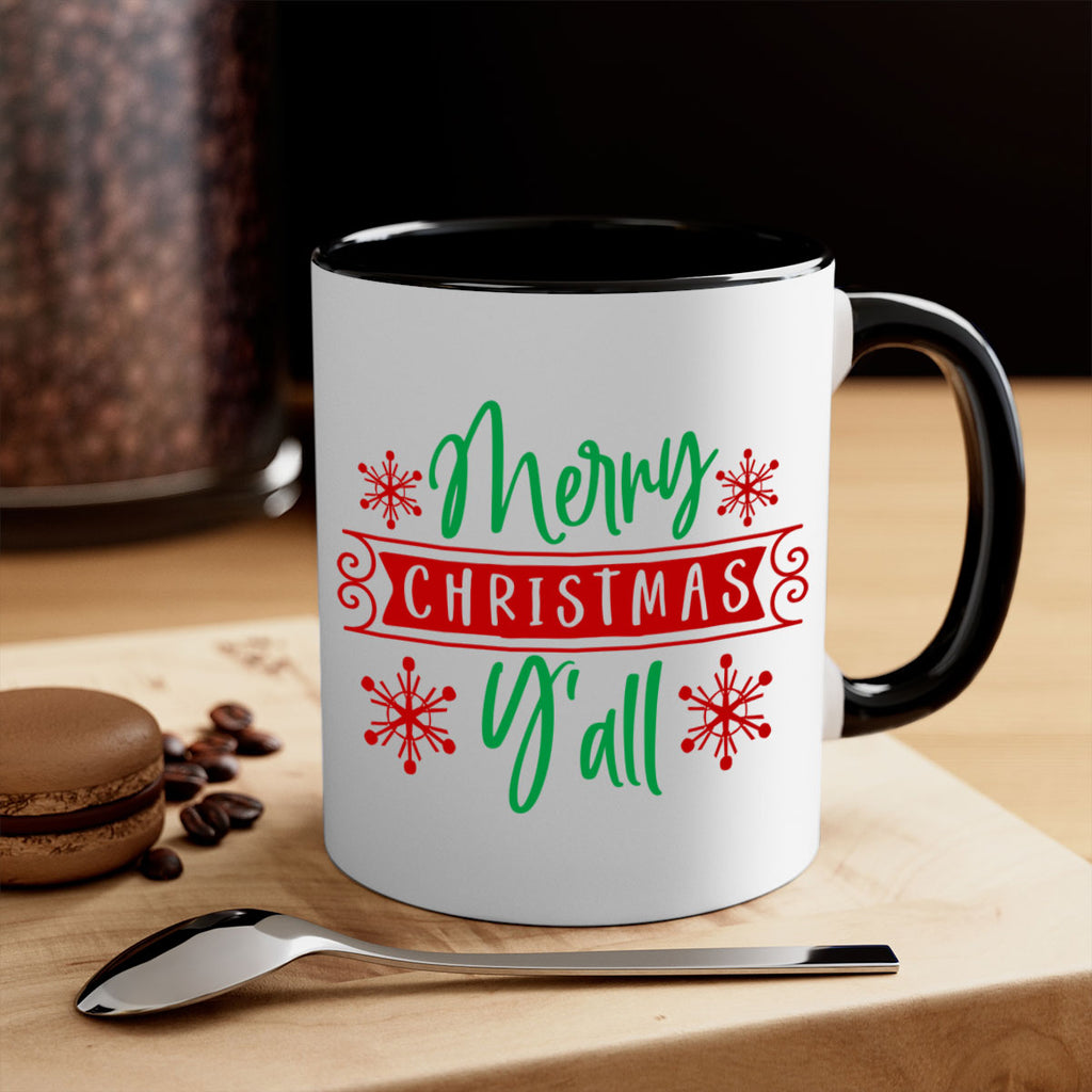 merry christmas yall style 507#- christmas-Mug / Coffee Cup