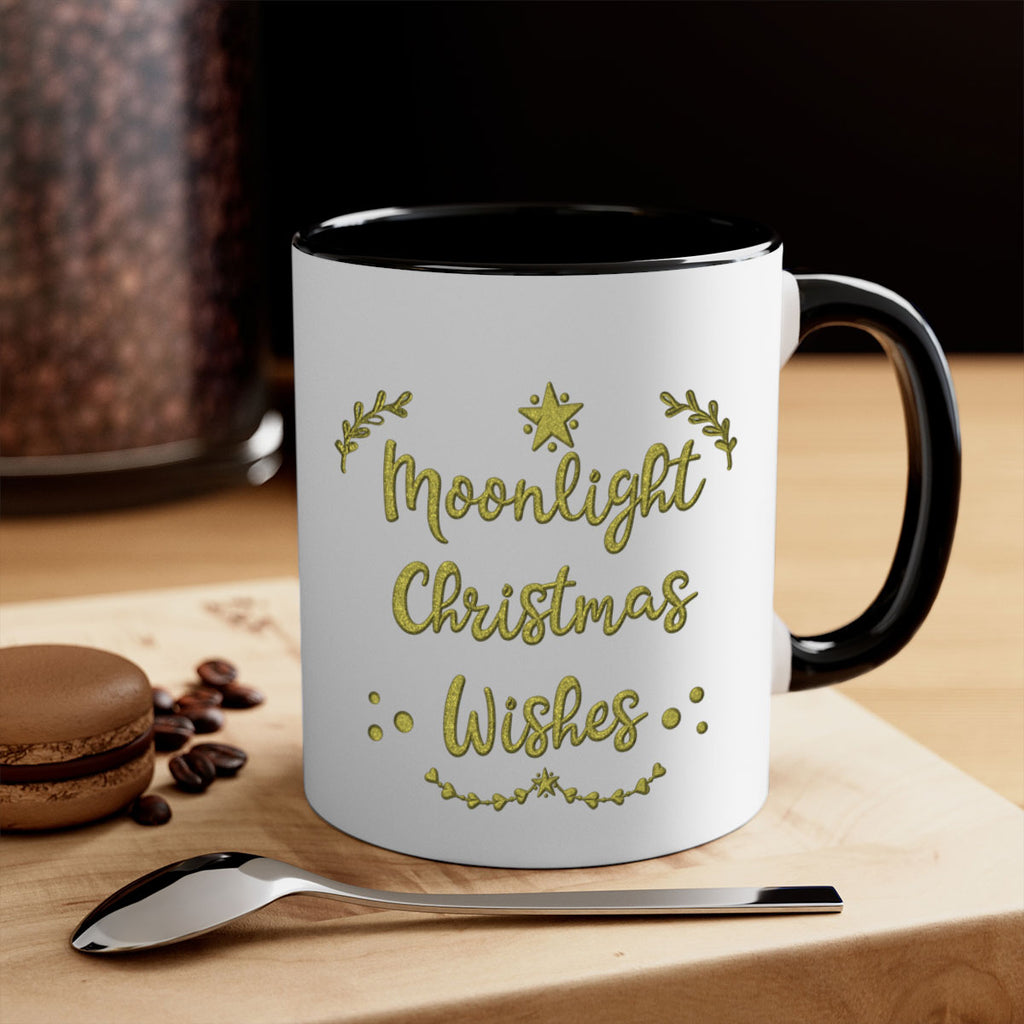 moonlight christmas wishes green 456#- christmas-Mug / Coffee Cup
