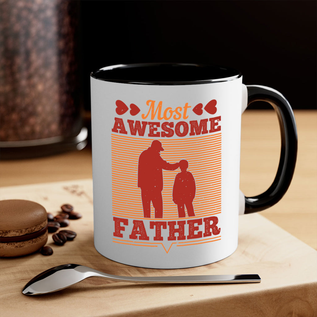 most awesome father 186#- fathers day-Mug / Coffee Cup