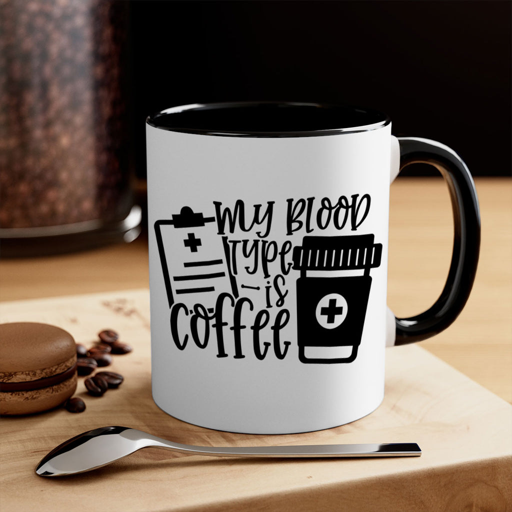 my blood type is coffee 60#- coffee-Mug / Coffee Cup
