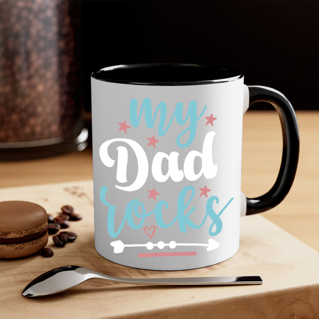 my dad rocks 82#- fathers day-Mug / Coffee Cup