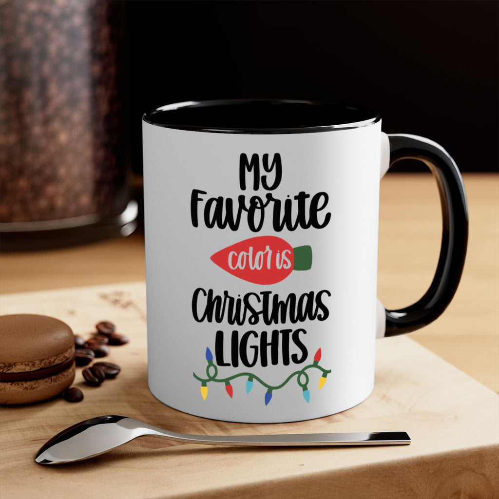 my favorite color is christmas lights 79#- christmas-Mug / Coffee Cup