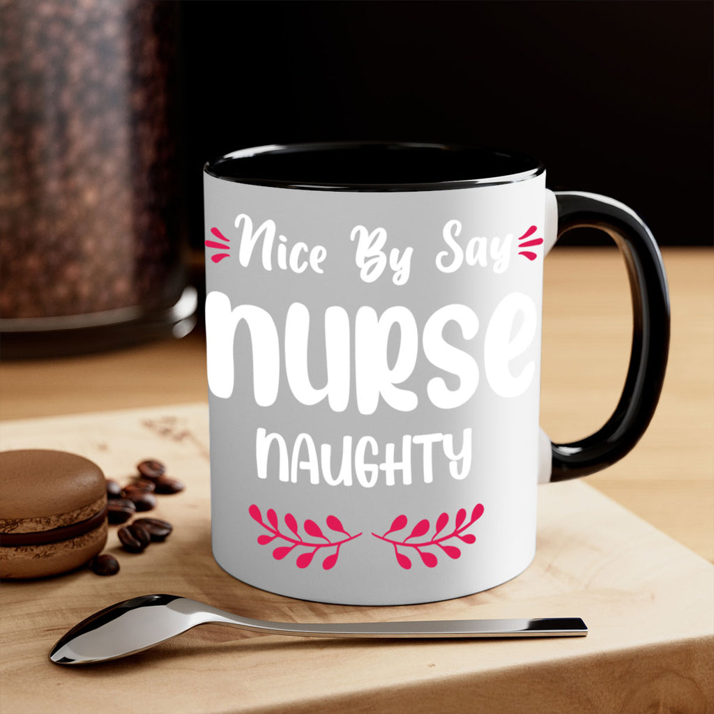 nice by say nurse naughty style 539#- christmas-Mug / Coffee Cup