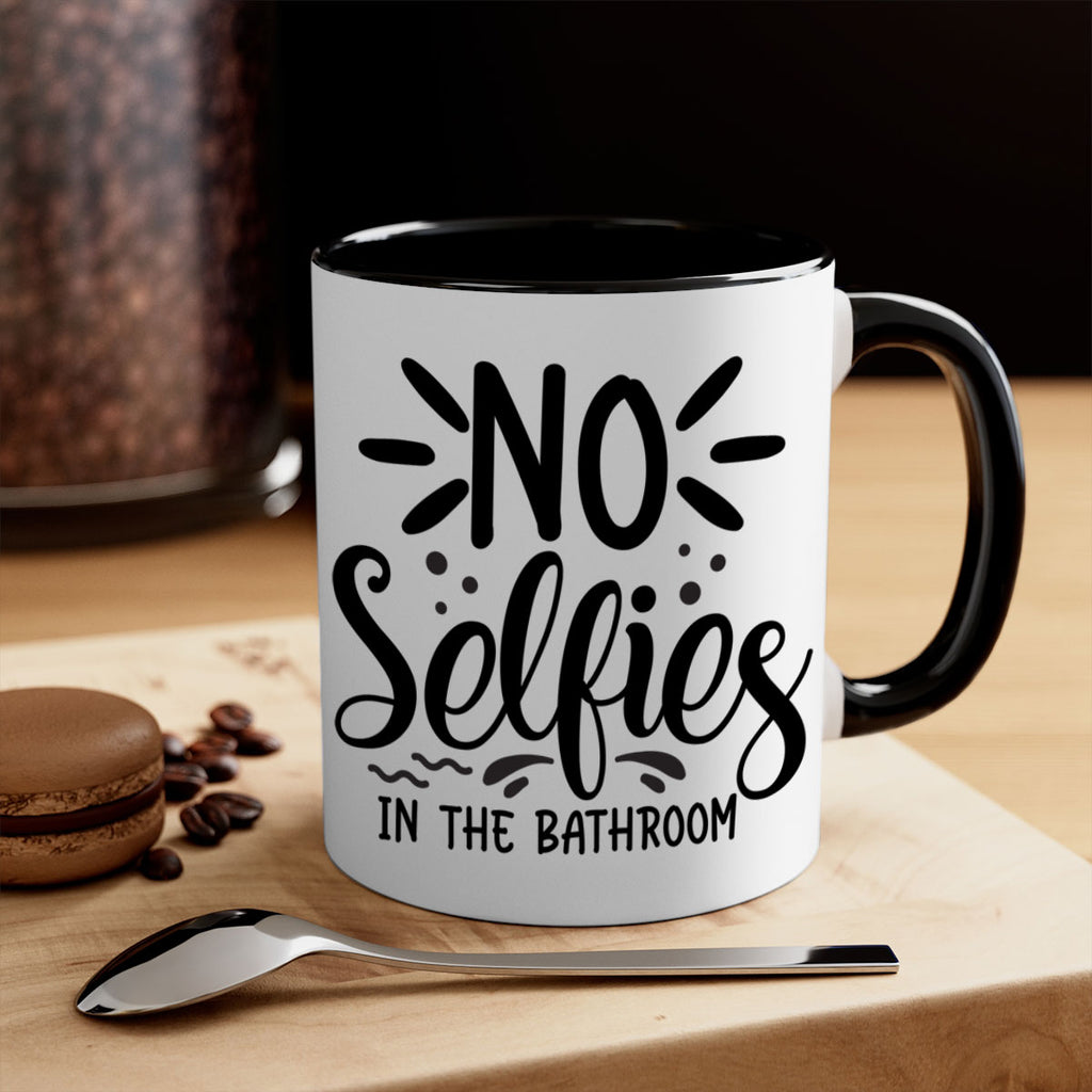 no selfies in the bathroom 64#- bathroom-Mug / Coffee Cup