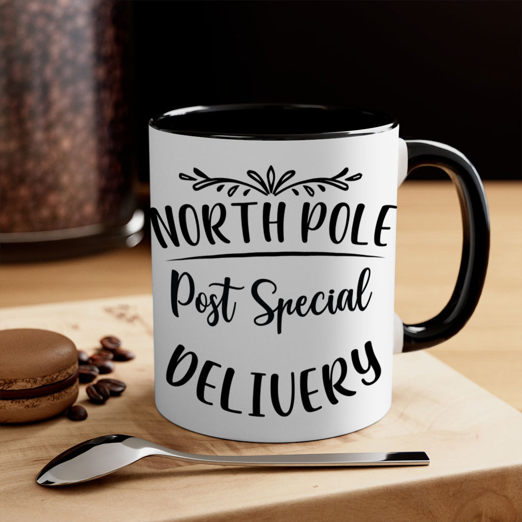 north pole post special delivery style 545#- christmas-Mug / Coffee Cup