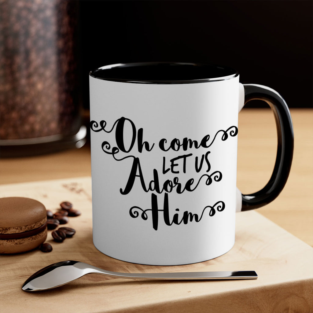 oh come let us adore him style 552#- christmas-Mug / Coffee Cup