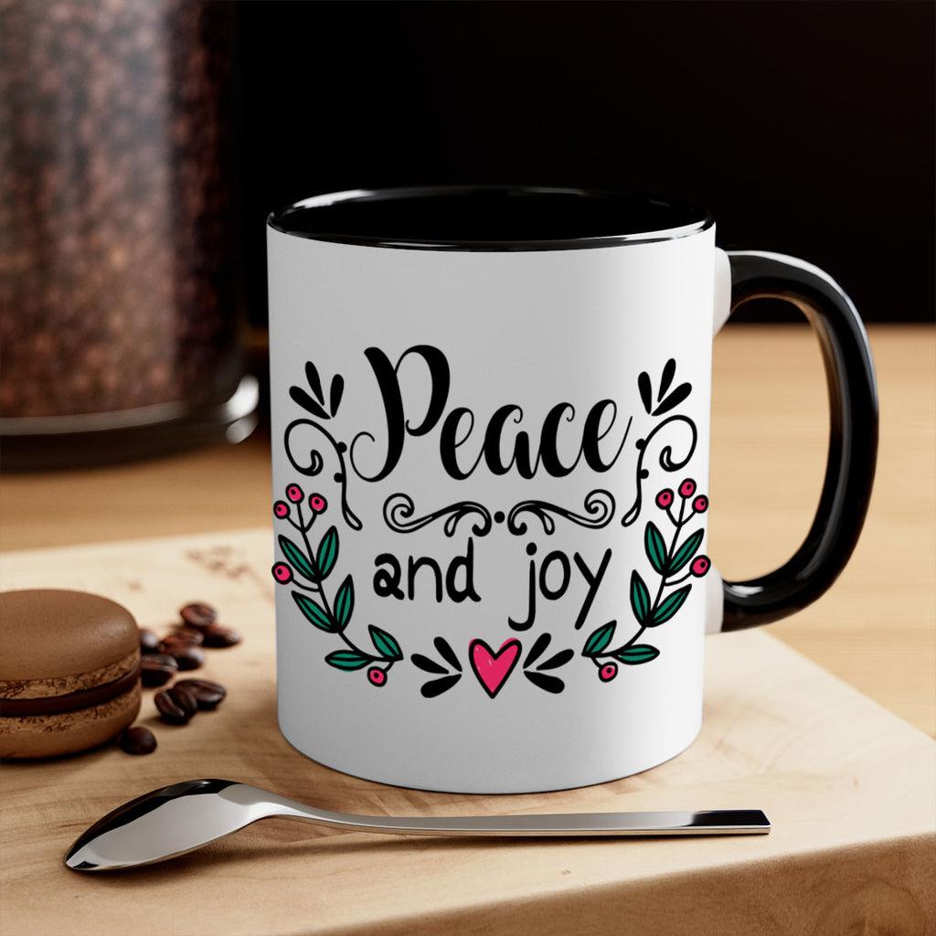 peace and joy style 582#- christmas-Mug / Coffee Cup