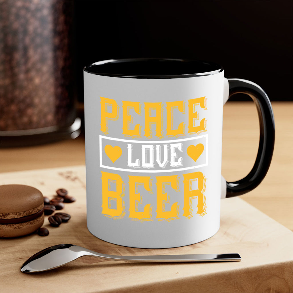 peace love beer 53#- beer-Mug / Coffee Cup