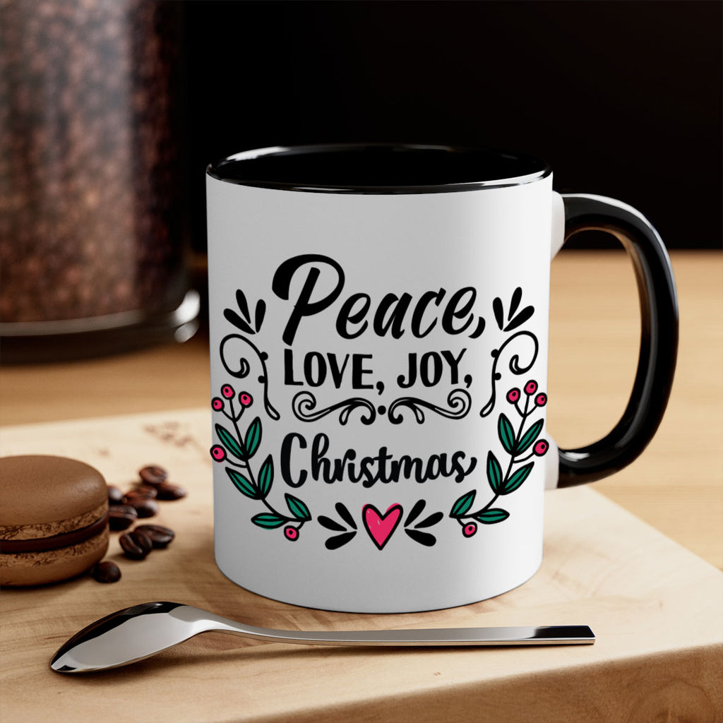 peace, love, joy, christmas style 587#- christmas-Mug / Coffee Cup