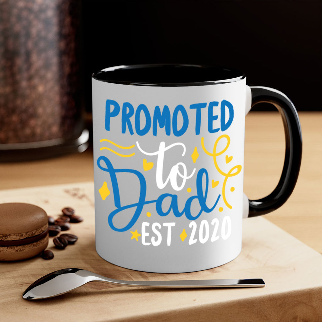 promoted to dad est 7#- fathers day-Mug / Coffee Cup