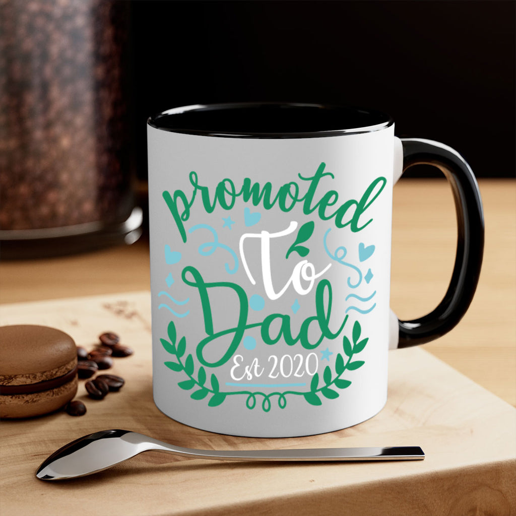 promoted to dad est 8#- fathers day-Mug / Coffee Cup