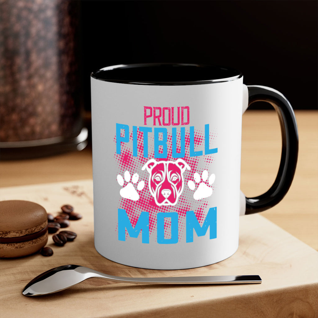 proud pitbull mom 70#- mom-Mug / Coffee Cup