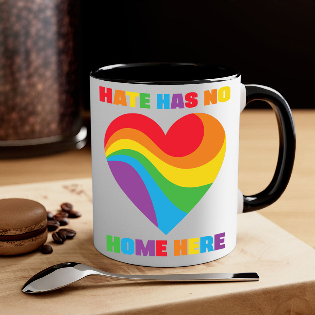 rainbow heart hate has no lgbt 30#- lgbt-Mug / Coffee Cup