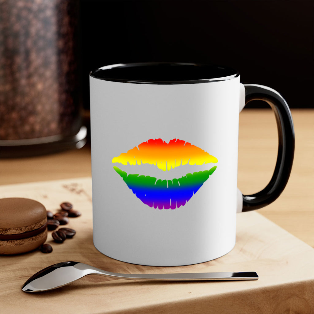 rainbow lips 6#- lgbt-Mug / Coffee Cup