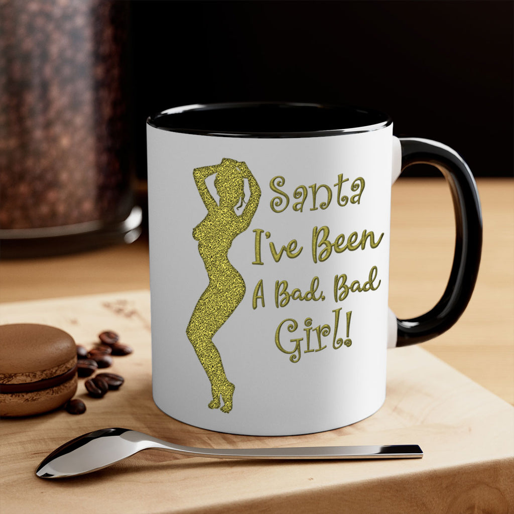 santa ive been a bad girl green 447#- christmas-Mug / Coffee Cup