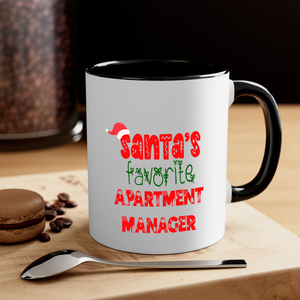 santas favorite apartment manager style 644#- christmas-Mug / Coffee Cup