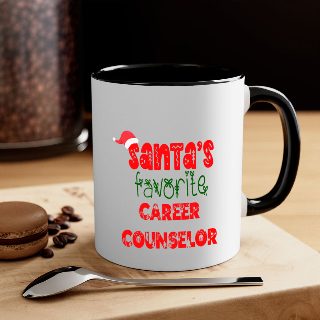 santas favorite career counselor style 698#- christmas-Mug / Coffee Cup