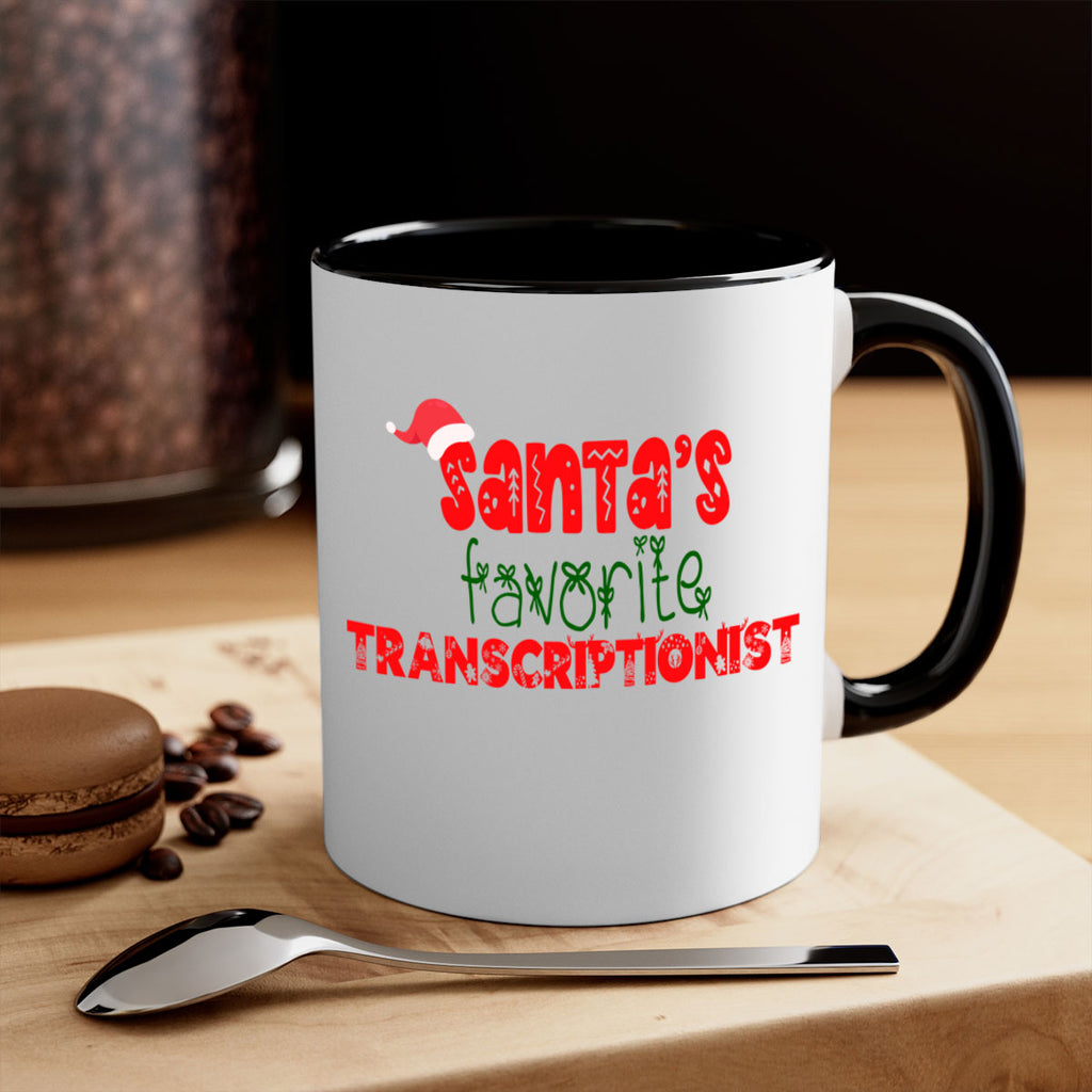 santas favorite transcriptionist style 1127#- christmas-Mug / Coffee Cup