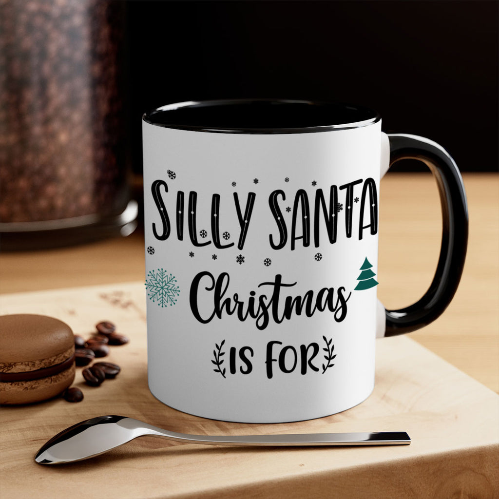 silly santa christmas is for jesus style 1175#- christmas-Mug / Coffee Cup