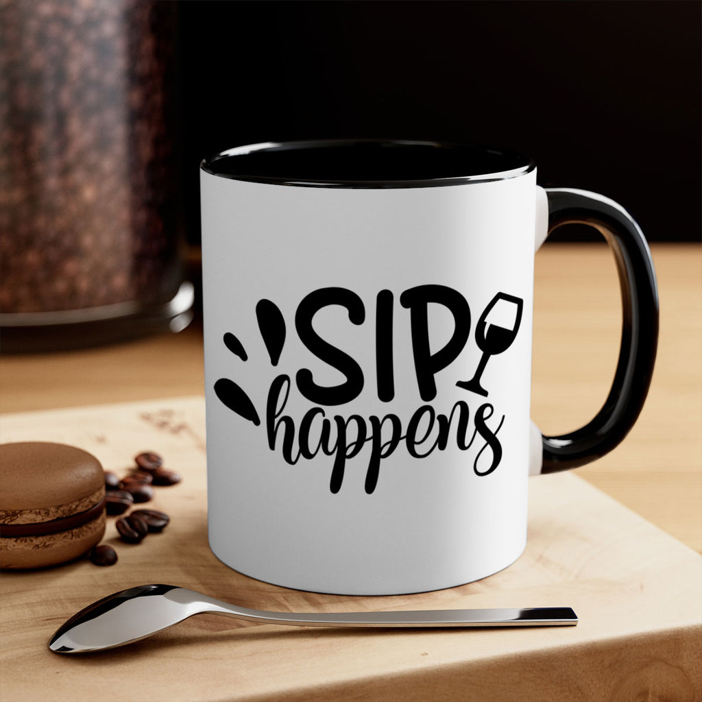 sip happens 162#- wine-Mug / Coffee Cup