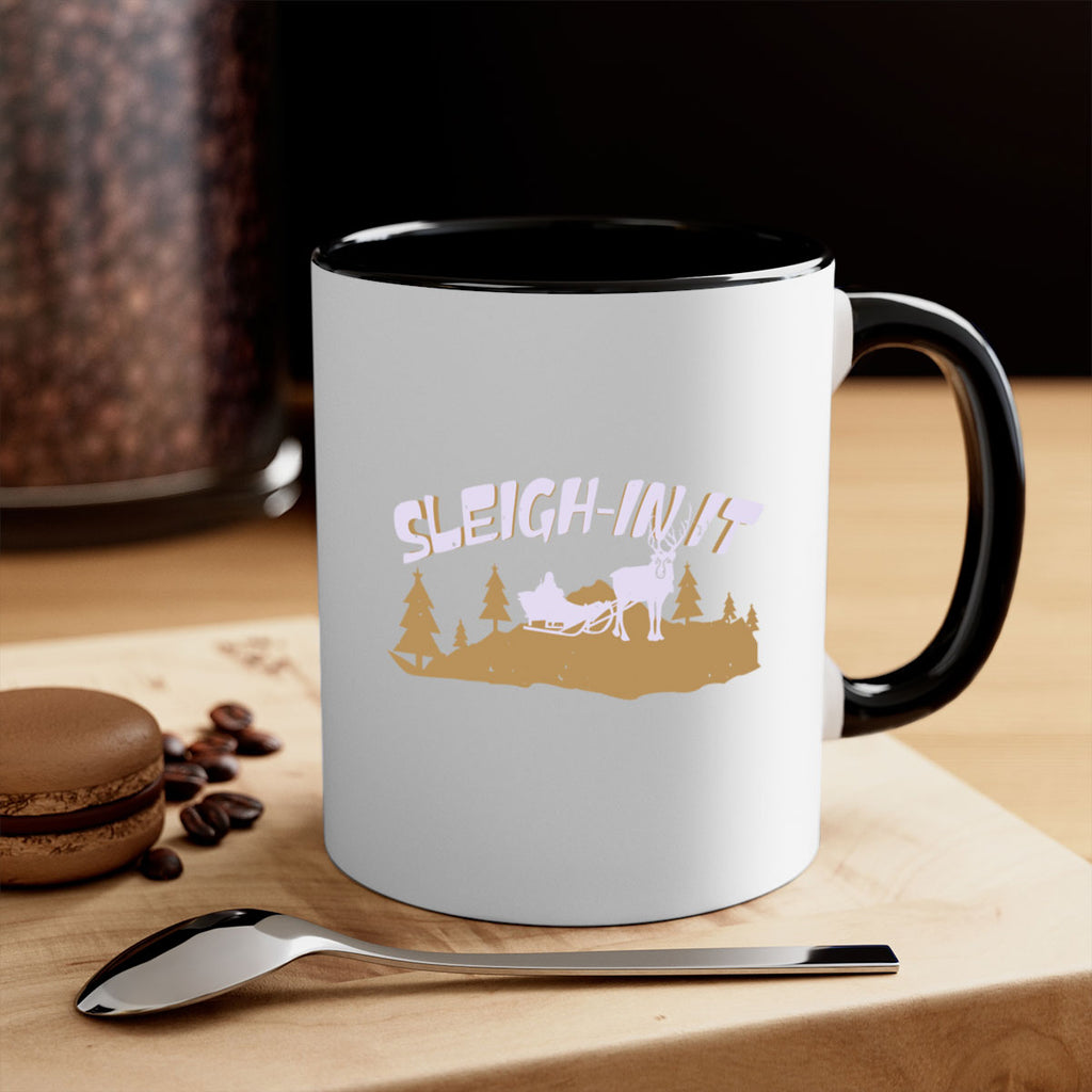 sleighin it 359#- christmas-Mug / Coffee Cup