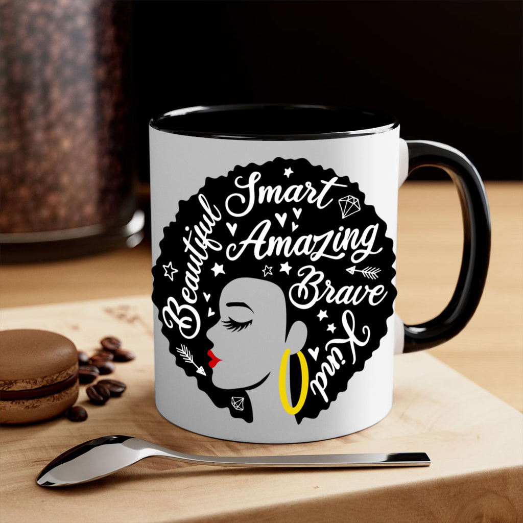 smart beautiful Style 5#- Black women - Girls-Mug / Coffee Cup