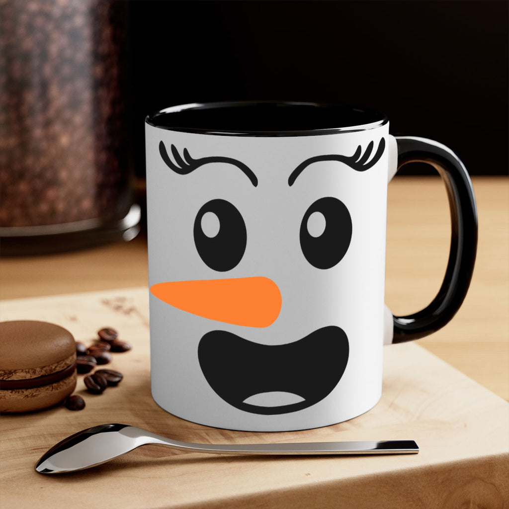 snowman face style 1180#- christmas-Mug / Coffee Cup