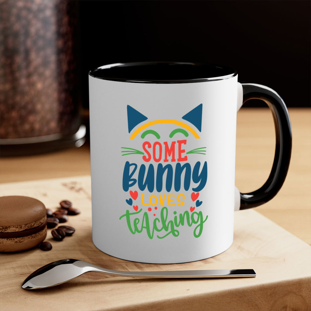 some bunny loves teaching Style 149#- teacher-Mug / Coffee Cup