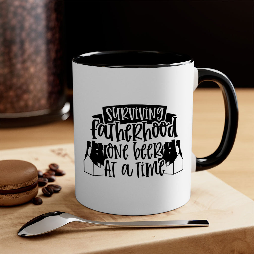 surviving fatherhood one beer at a time 19#- fathers day-Mug / Coffee Cup