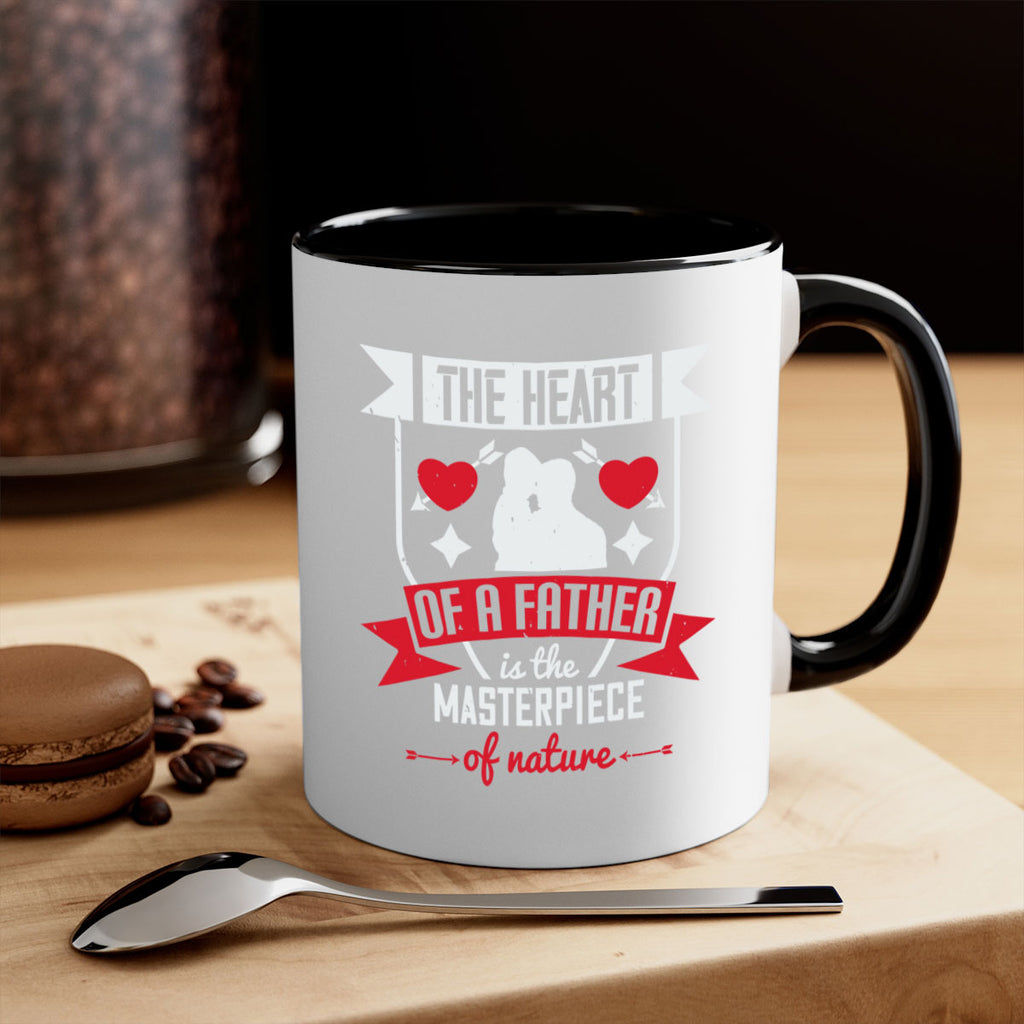 the heart of a father 159#- fathers day-Mug / Coffee Cup