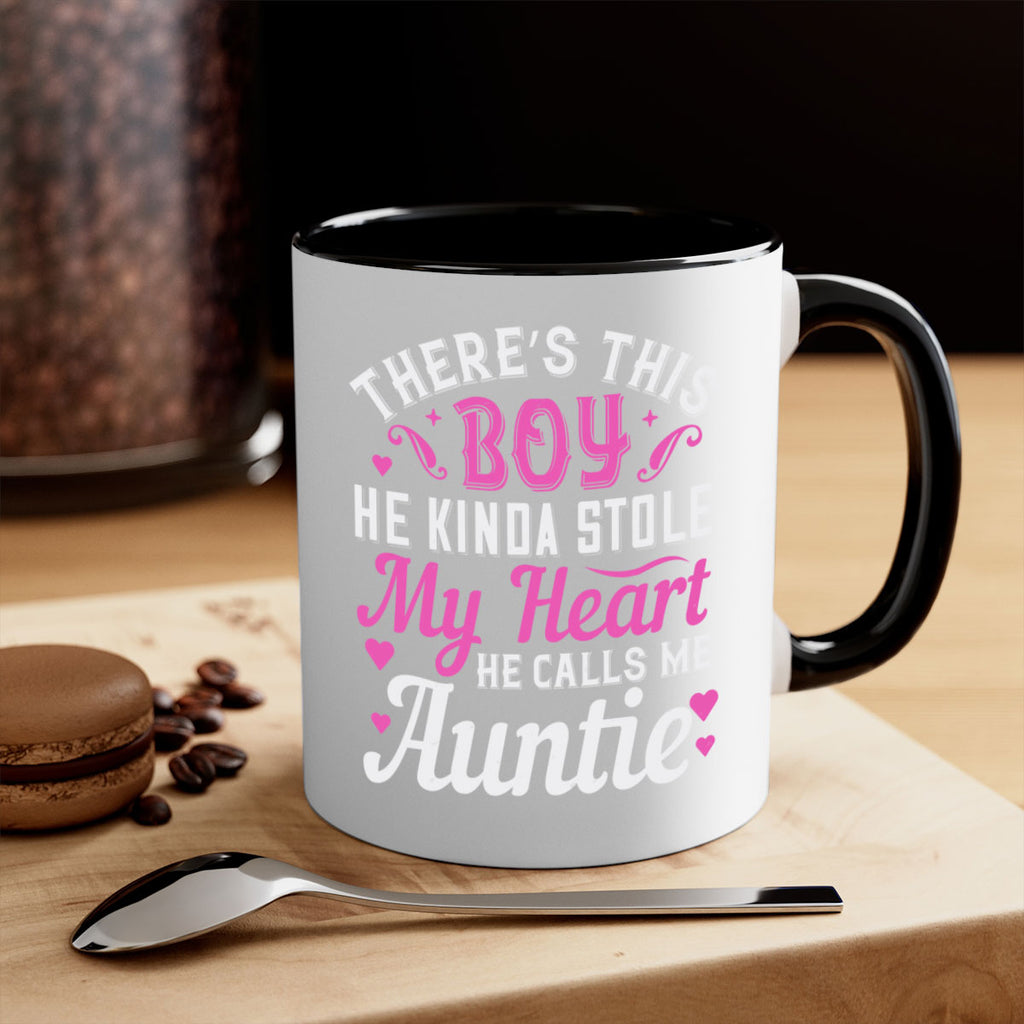 there’s this boy he kinda stole my heart he calls me auntie Style 72#- aunt-Mug / Coffee Cup