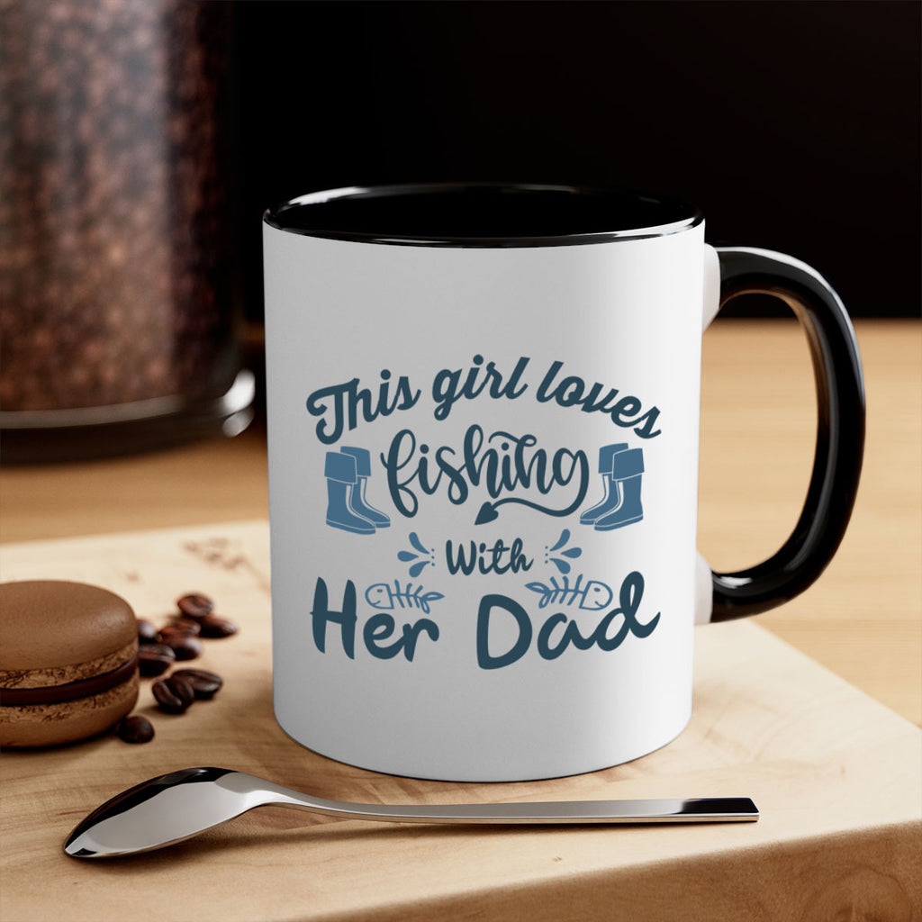 this girl loves fishing 19#- fishing-Mug / Coffee Cup