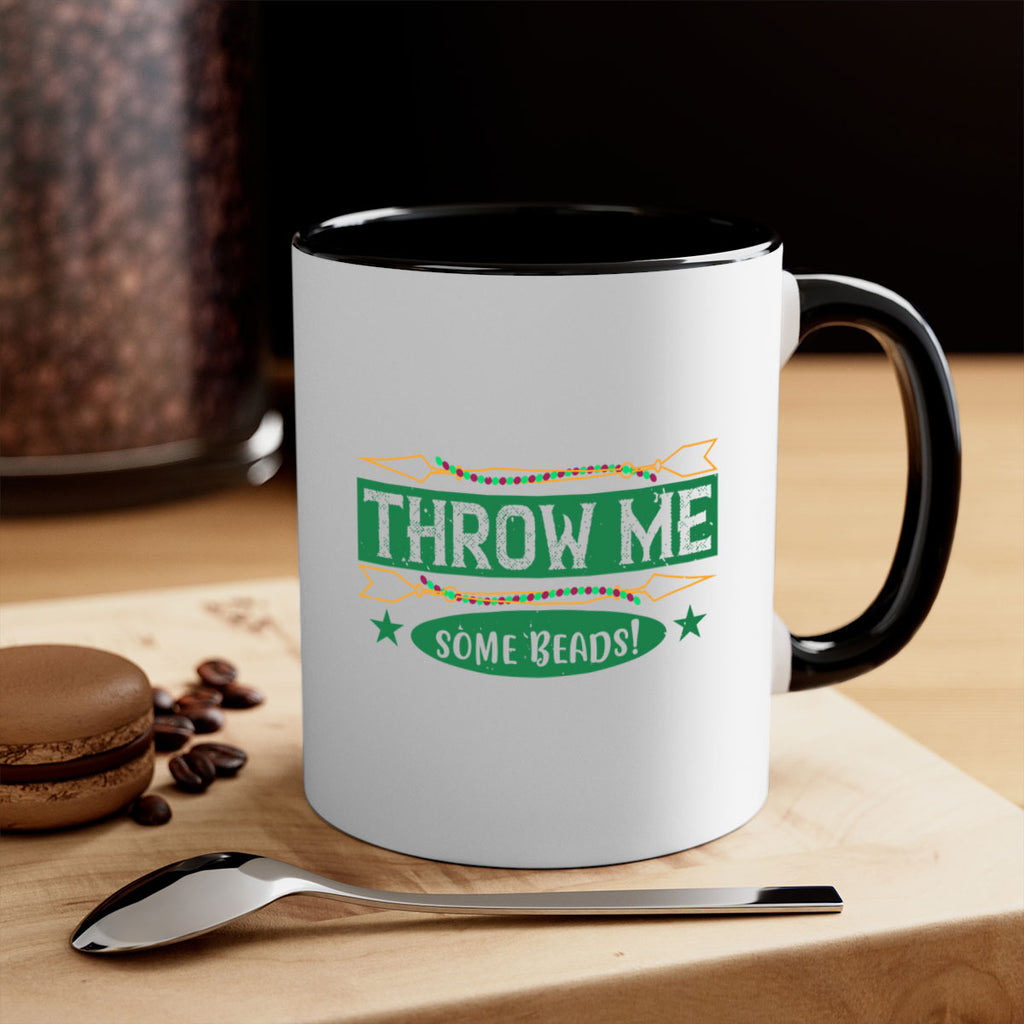 throw me some beads 34#- mardi gras-Mug / Coffee Cup