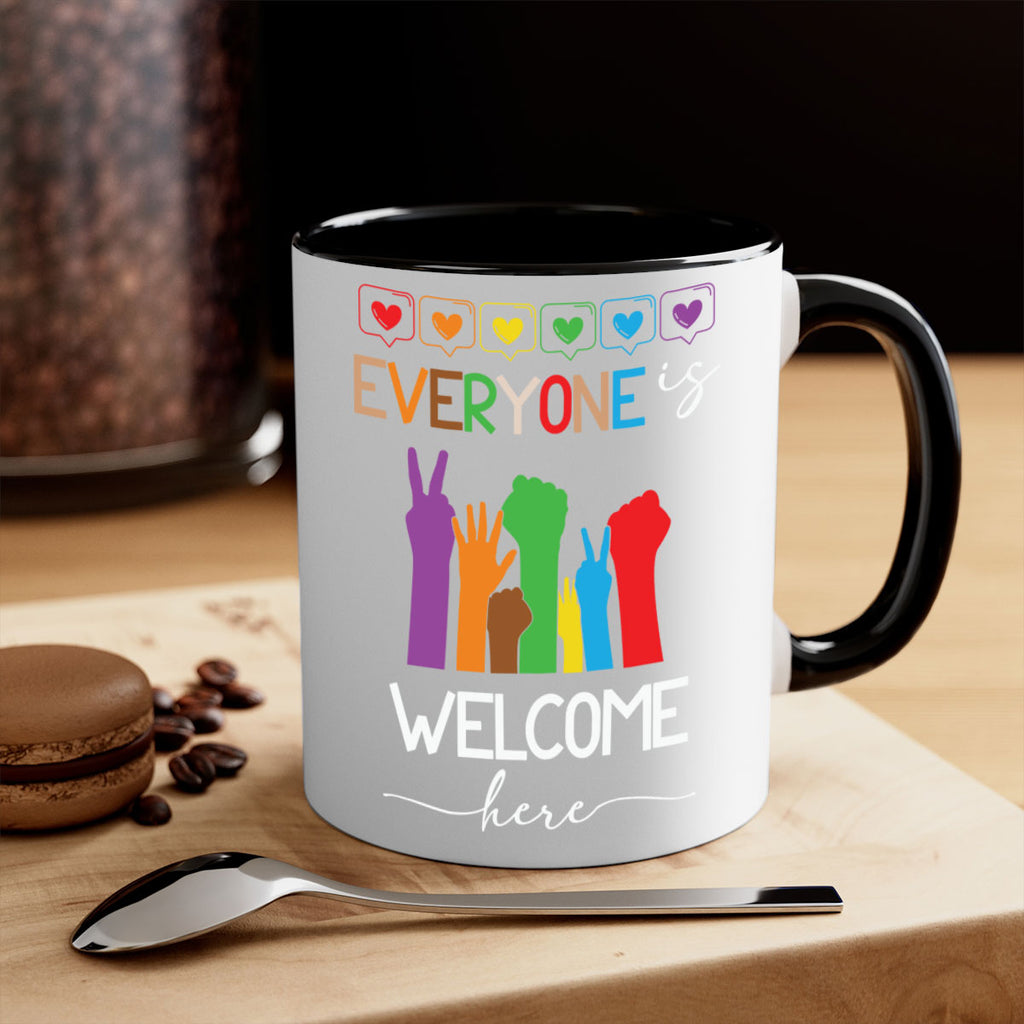 unity day everyone is welcome lgbt 7#- lgbt-Mug / Coffee Cup